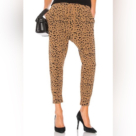 Nili Lotan Nolan sweatpants - Whiskey Leopard Print - Picture 7 of 9
